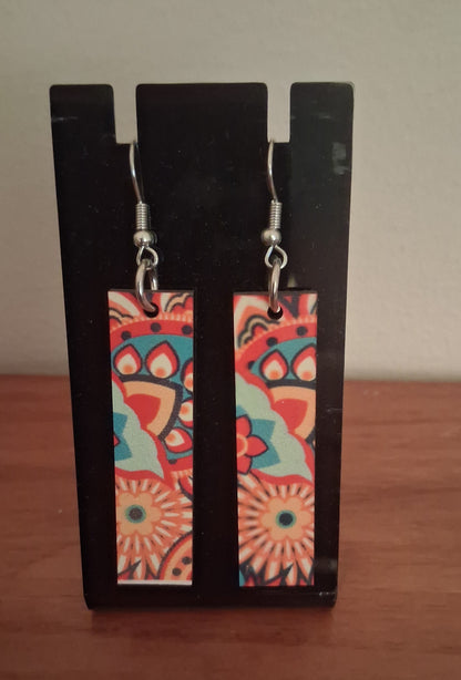 Wooden Sublimation Earrings