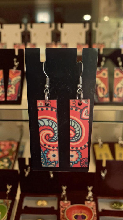 Wooden Sublimation Earrings