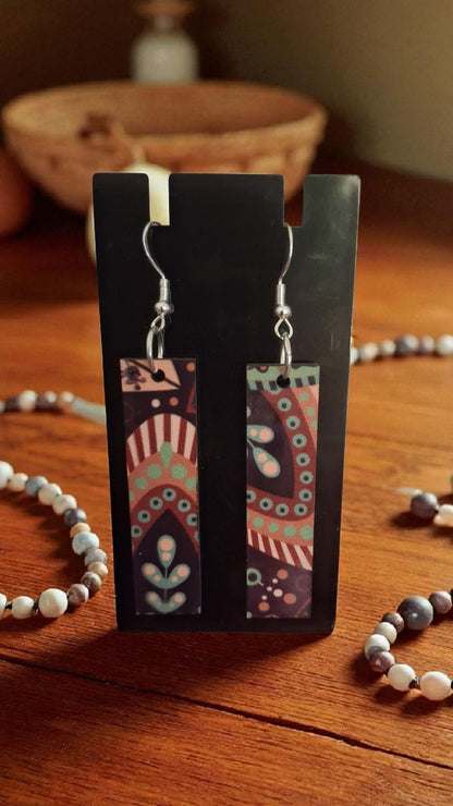 Wooden Sublimation Earrings